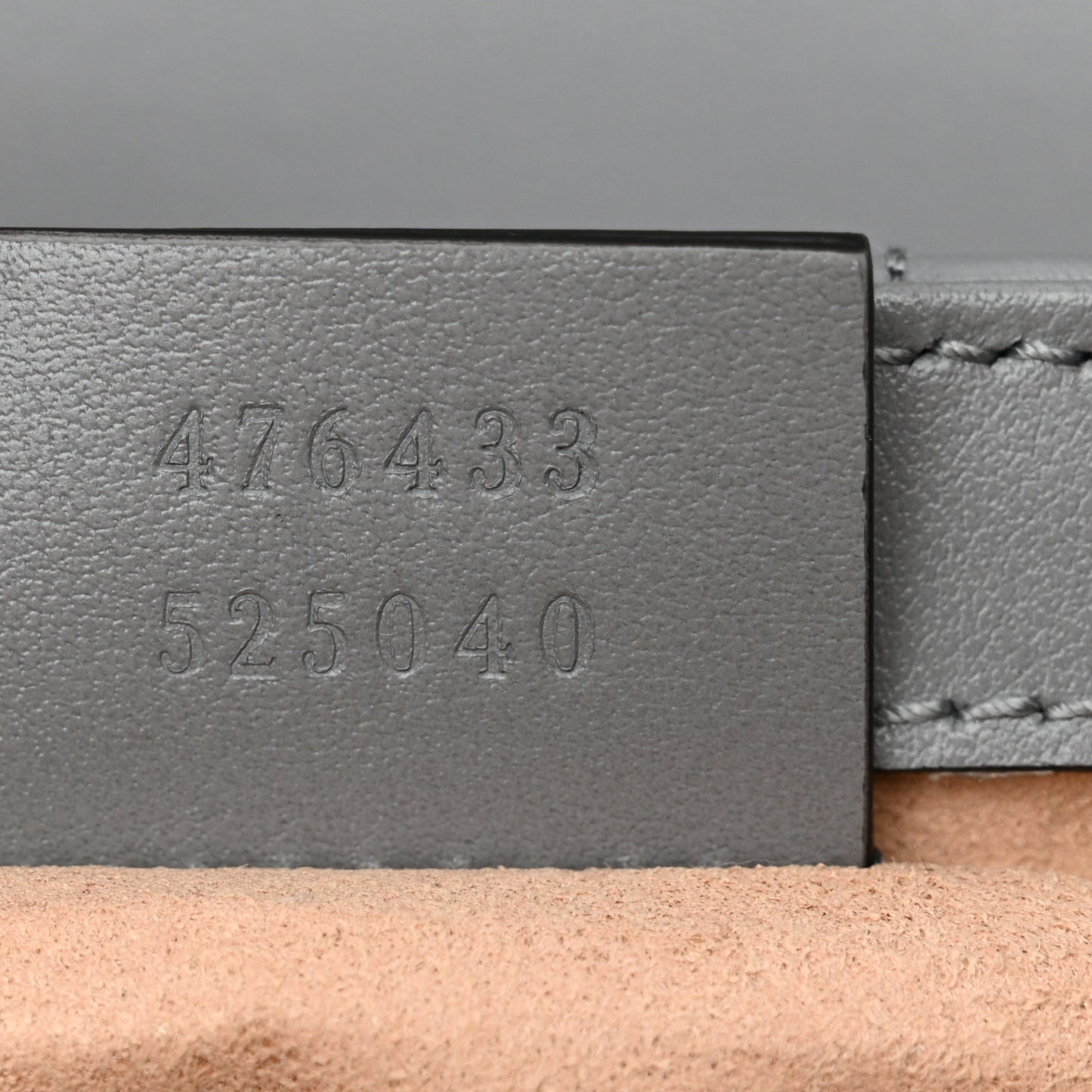 Calfskin Matelasse Aria Super Mini GG Marmont Shoulder Bag Deep Grey