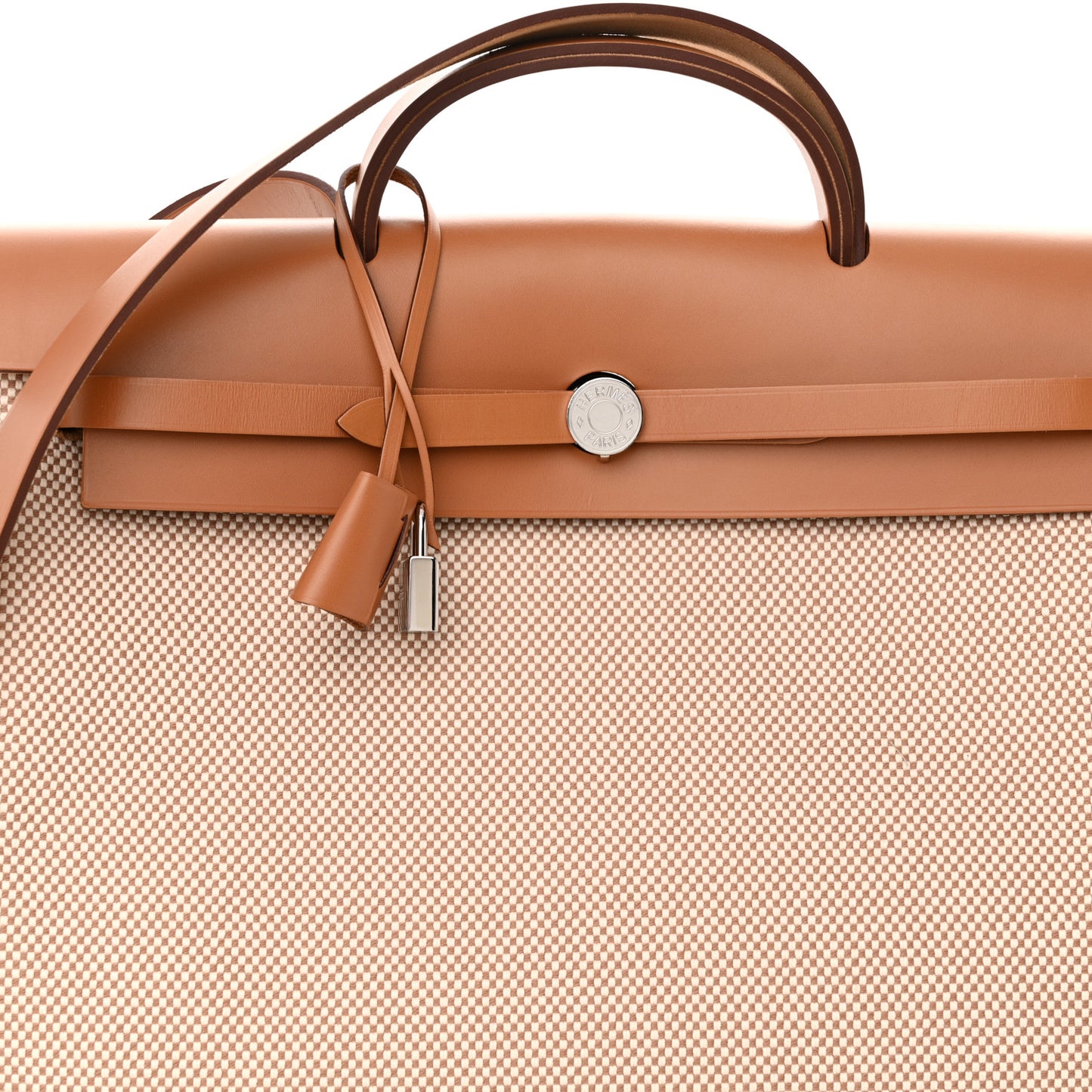 Vache Hunter Calfskin Criss Viking Herbag Zip Retourne 39 MM Ecru Beige Naturel