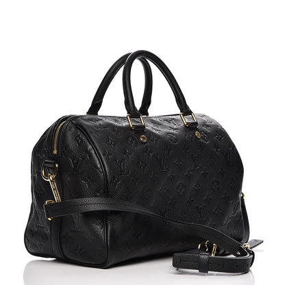Louis Vuitton Empreinte Speedy Bandouliere 30 Black 4 of 8
