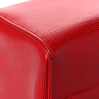 Louis Vuitton Epi Speedy 30 Castillan Red 8 of 18