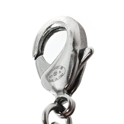 Chanel Ruthenium Crystal Chain CC Choker Silver 4 of 4