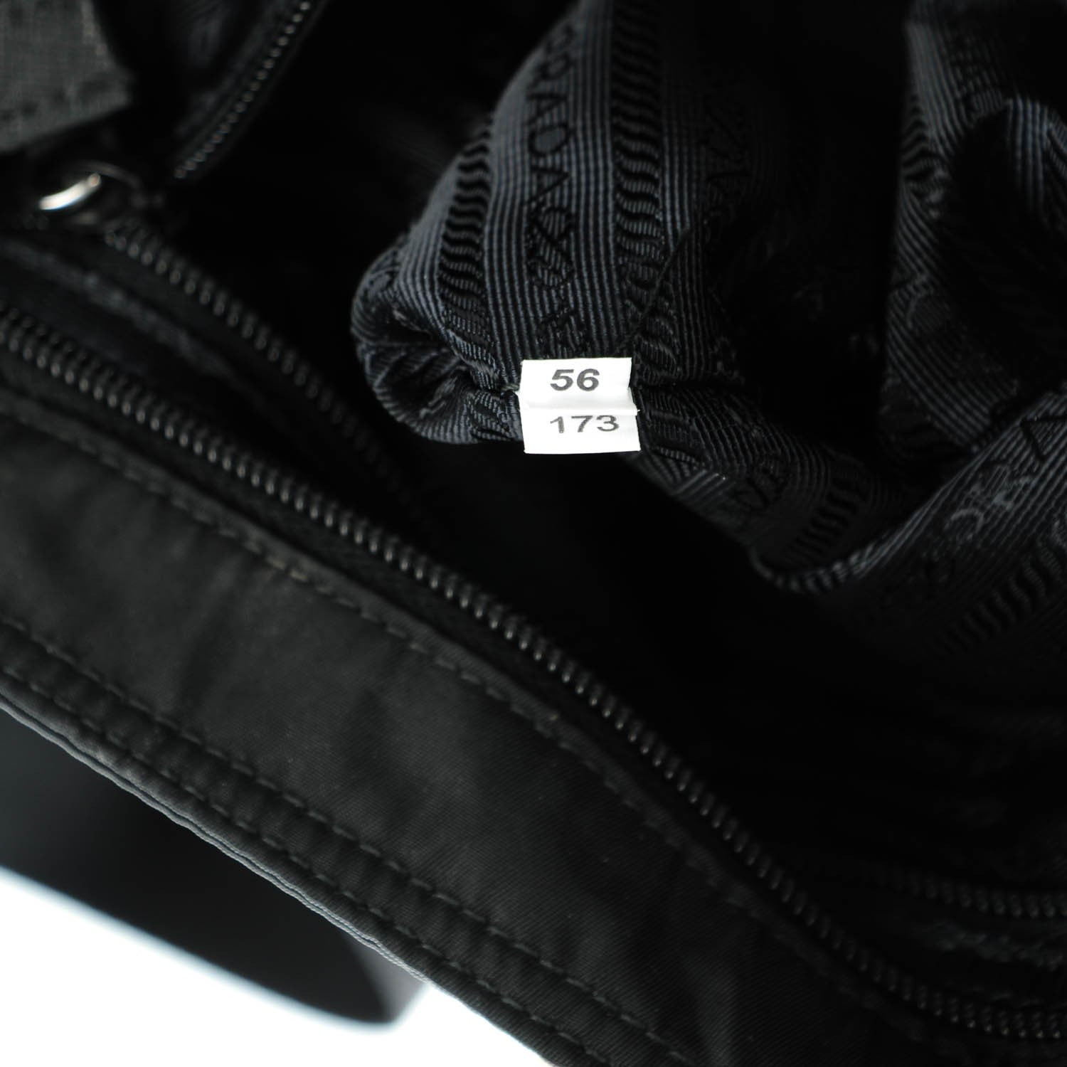 Prada Nylon Saffiano Flat Messenger Bag Black 8 of 9