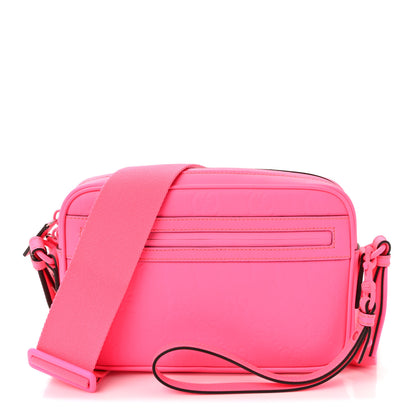 Gucci Rubber Effect Monogram GG Crossbody Bag Fluorescent Fuxia 1 of 10