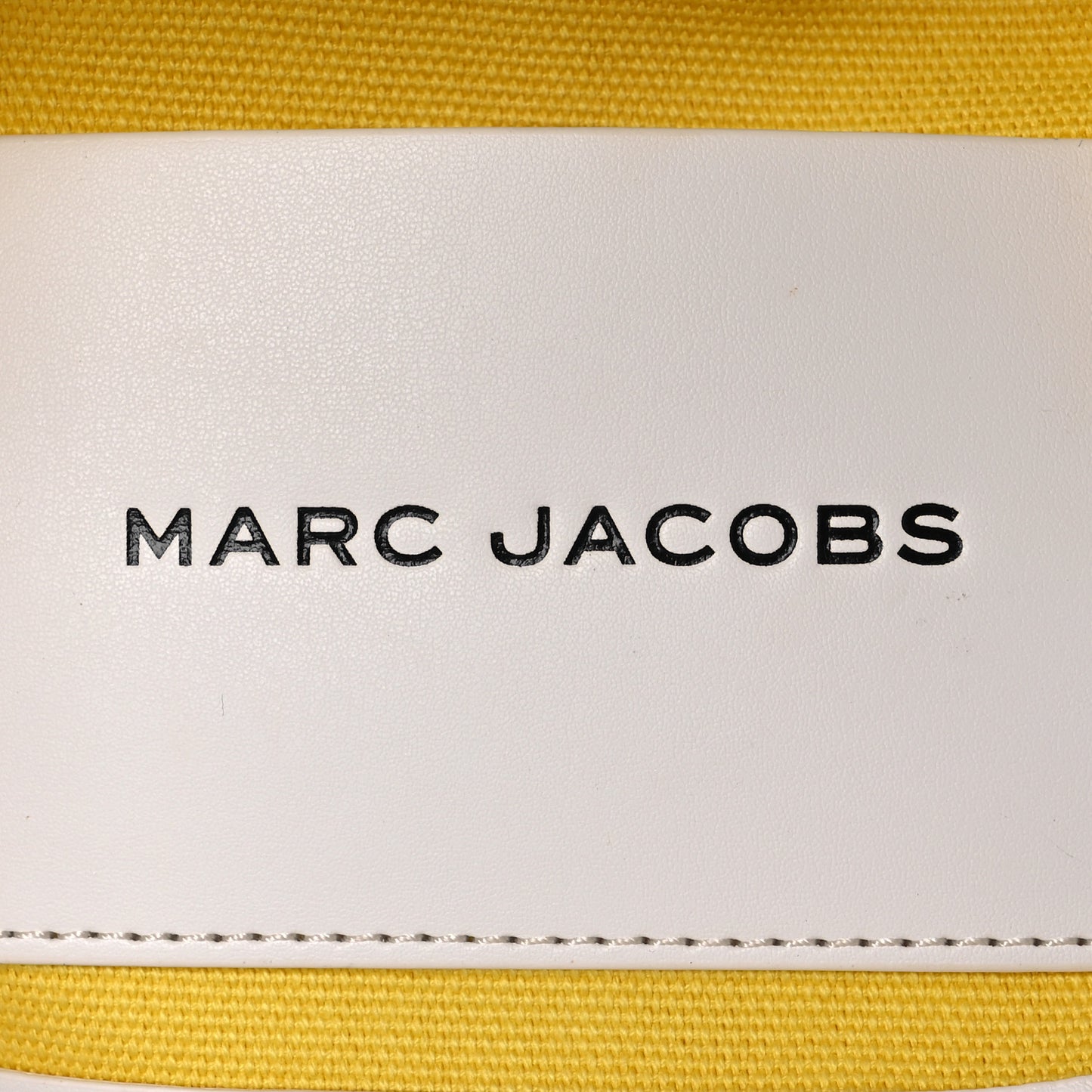 PVC The Small Tote Bag White Yellow