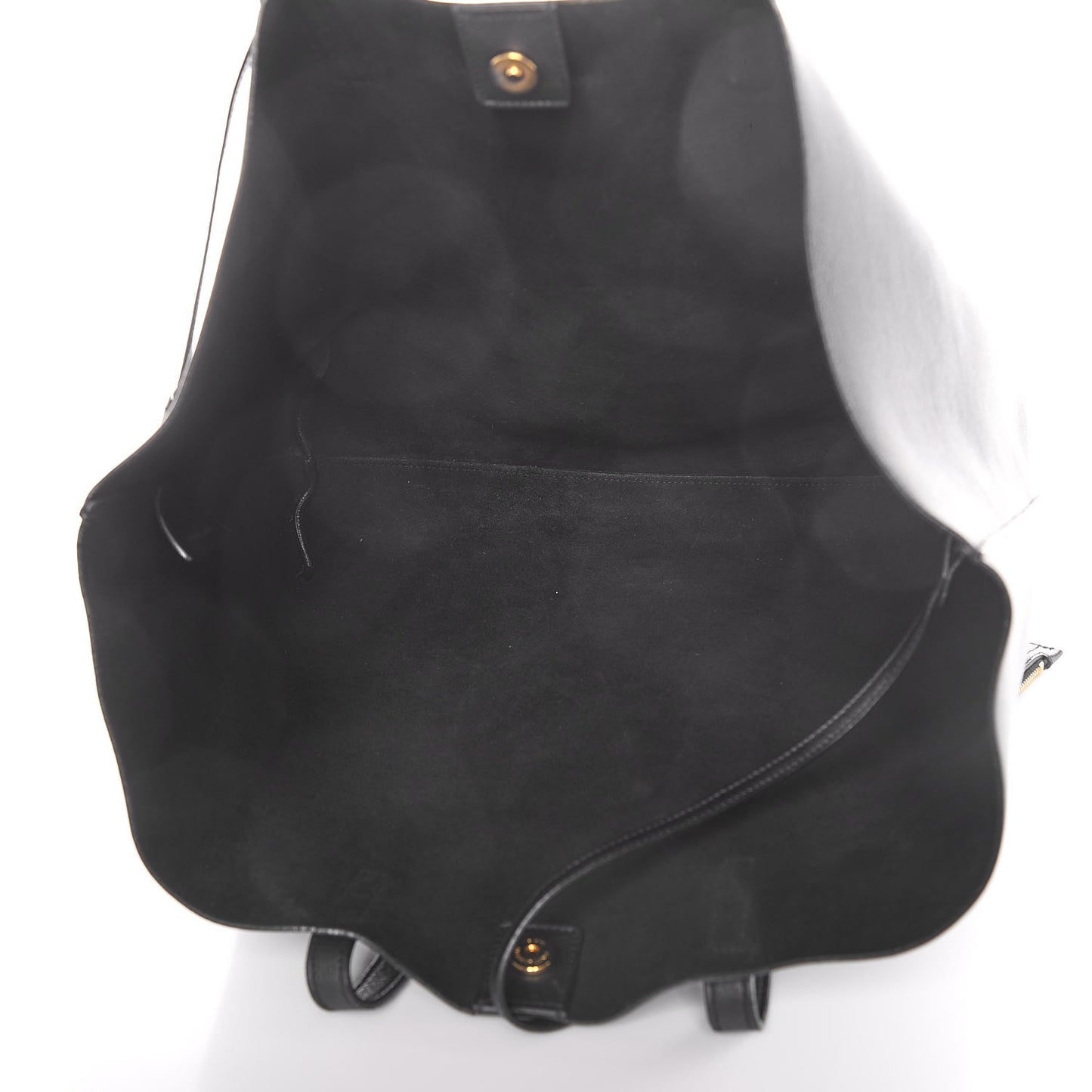 Calfskin Large Shopping Tote Black