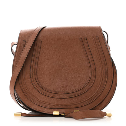 Chloe Calfskin Medium Marcie Round Crossbody Bag Tan 1 of 9