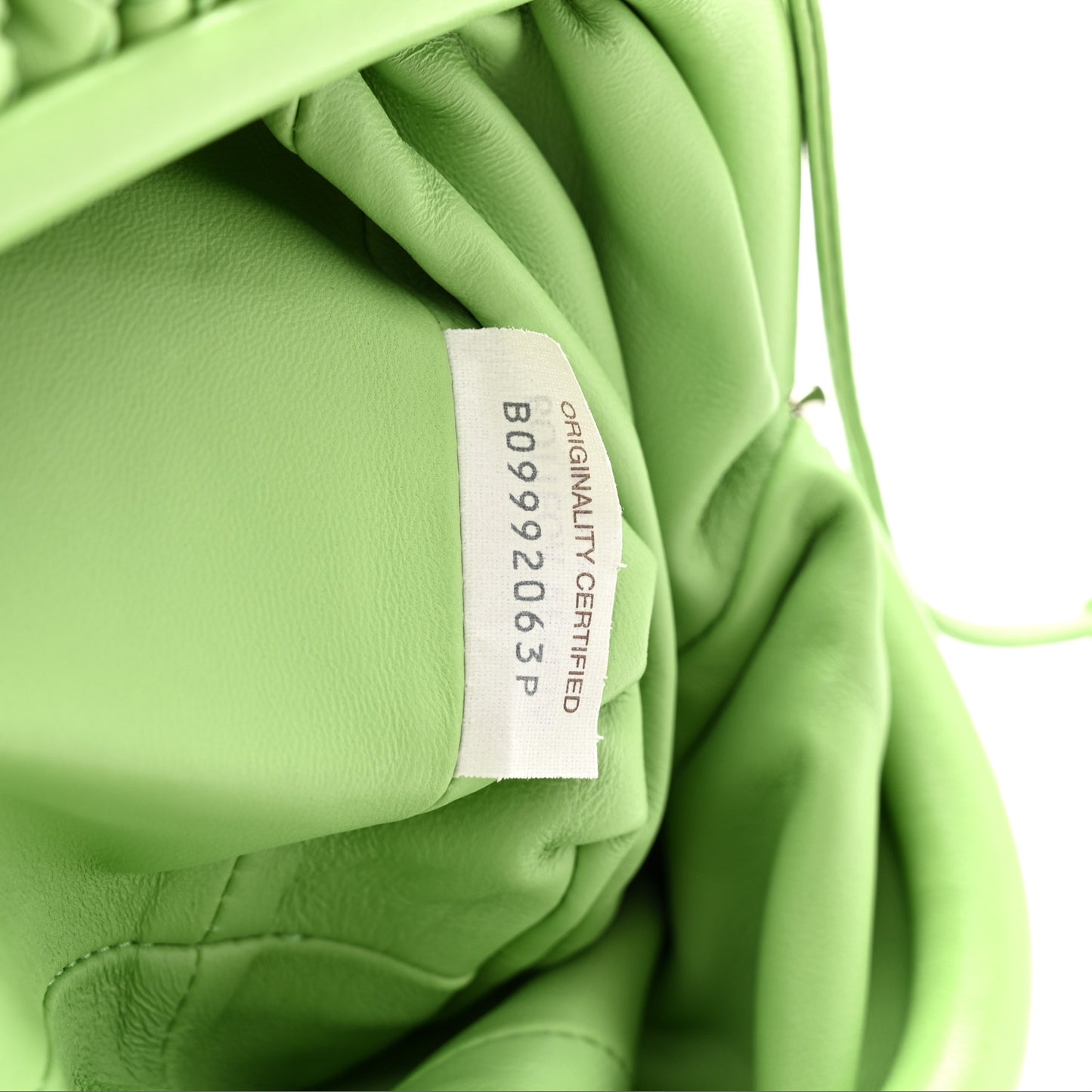 Nappa Intrecciato The Mini Pouch Pistachio