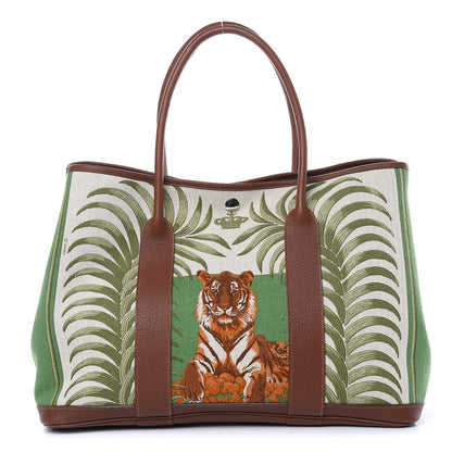 Hermes Toile Negonda Tigre Royale Garden Party 36 MM 1 of 12