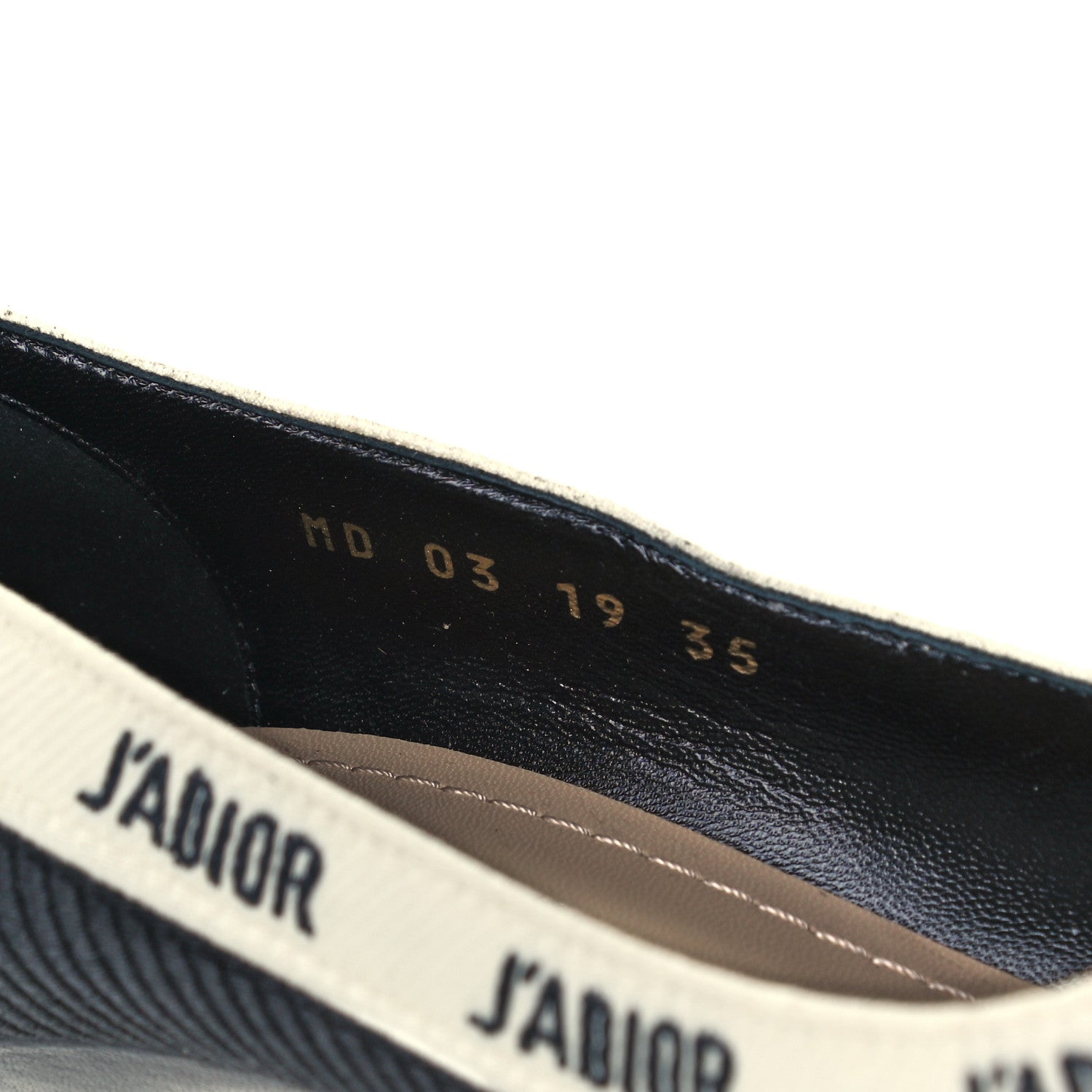 Christian Dior Technical Canvas Ribbon Embroidered J'Adior 65mm Pumps 35 Black 10 of 10