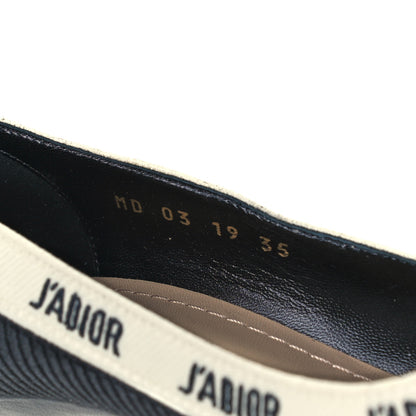 Christian Dior Technical Canvas Ribbon Embroidered J'Adior 65mm Pumps 35 Black 10 of 10