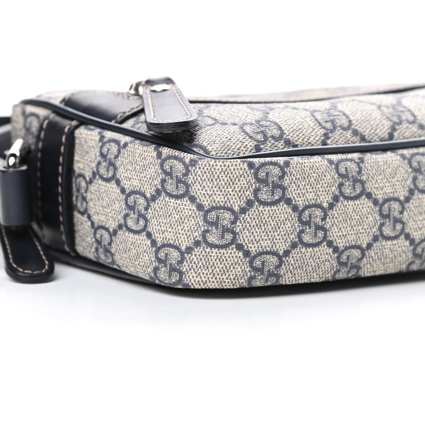 GG Plus Monogram Small Shoulder Bag Navy