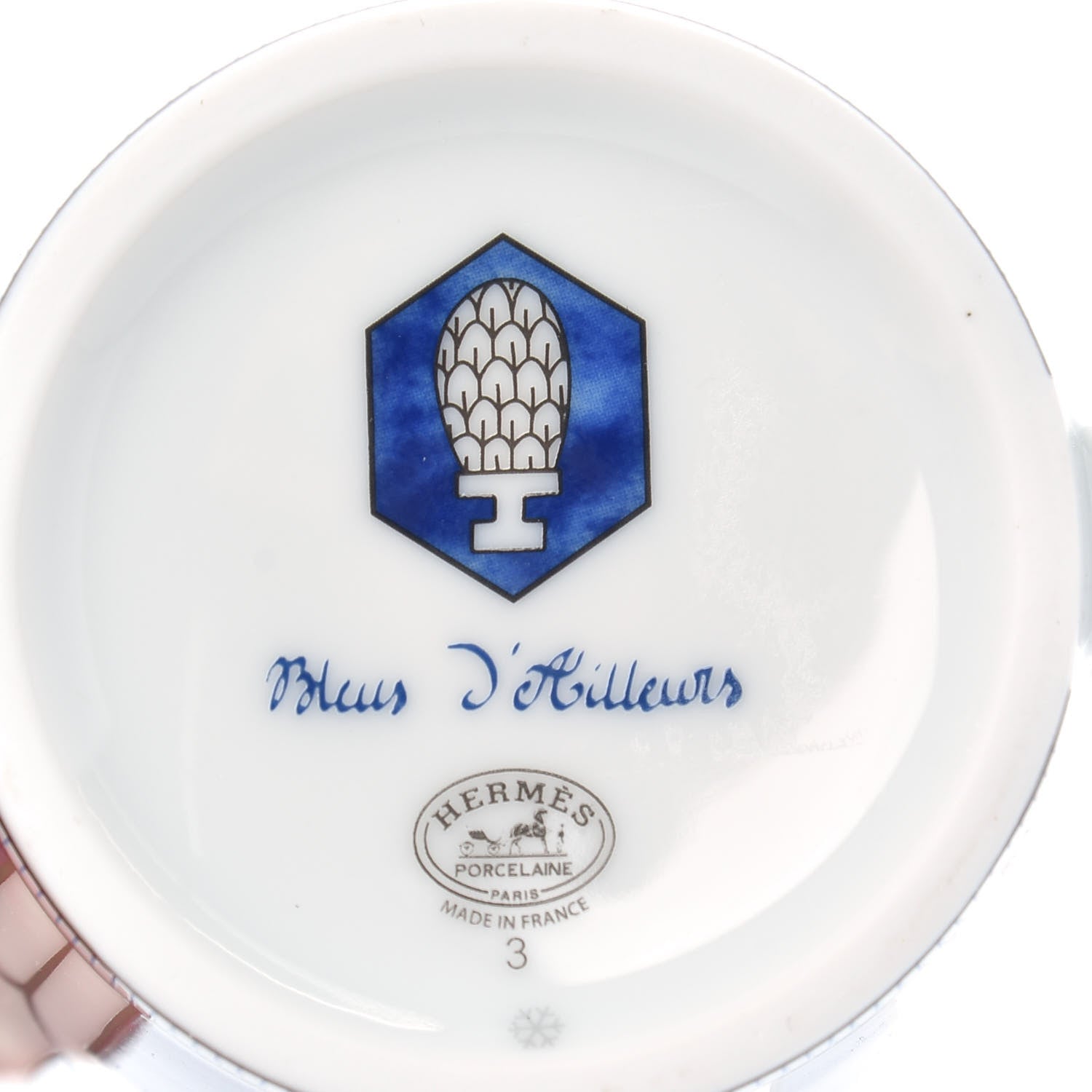 Hermes Porcelain Bleus d'Ailleurs Mug Set Of 2 6 of 7
