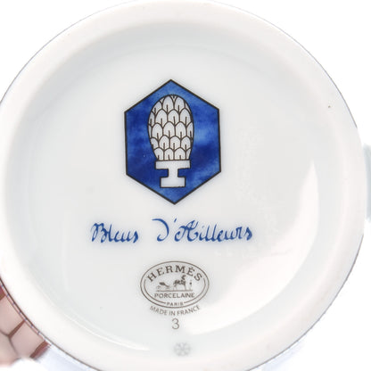 Hermes Porcelain Bleus d'Ailleurs Mug Set Of 2 6 of 7