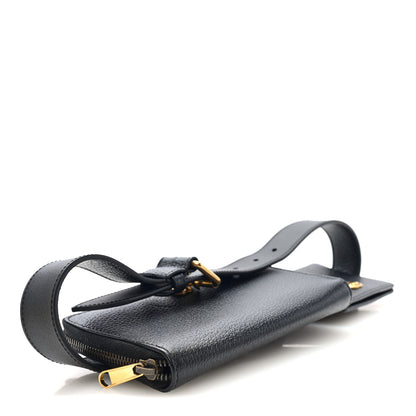 Gucci Calfskin GG Marmont Double Belt Bag 70 28 Black 4 of 9