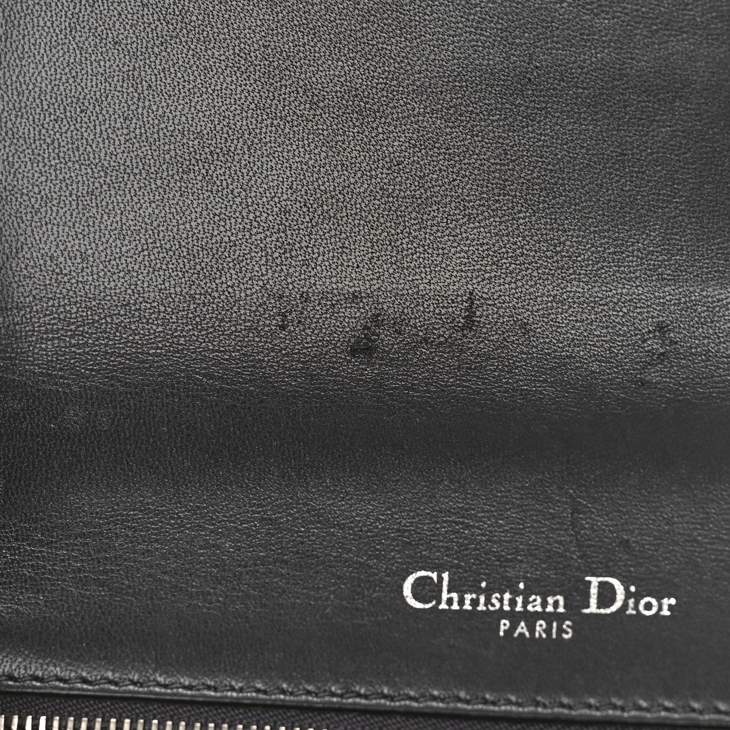 Christian Dior Metallic Patent Micro-Cannage Small Diorama Flap Bag Silver 10 of 14