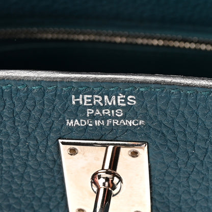 Hermes Togo Kelly Retourne 25  Vert Bosphore 6 of 10