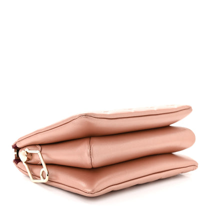 Louis Vuitton Metallic Lambskin Embossed Monogram Coussin BB Pink Gold 4 of 10