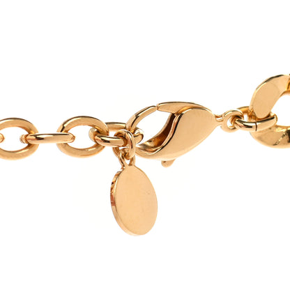 Christian Dior Metal Danseuse Etoile Chain Choker Necklace Gold 6 of 6