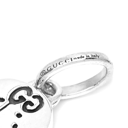 Gucci Sterling Silver Enamel GucciGhost Ghost Pendant Pink 4 of 4