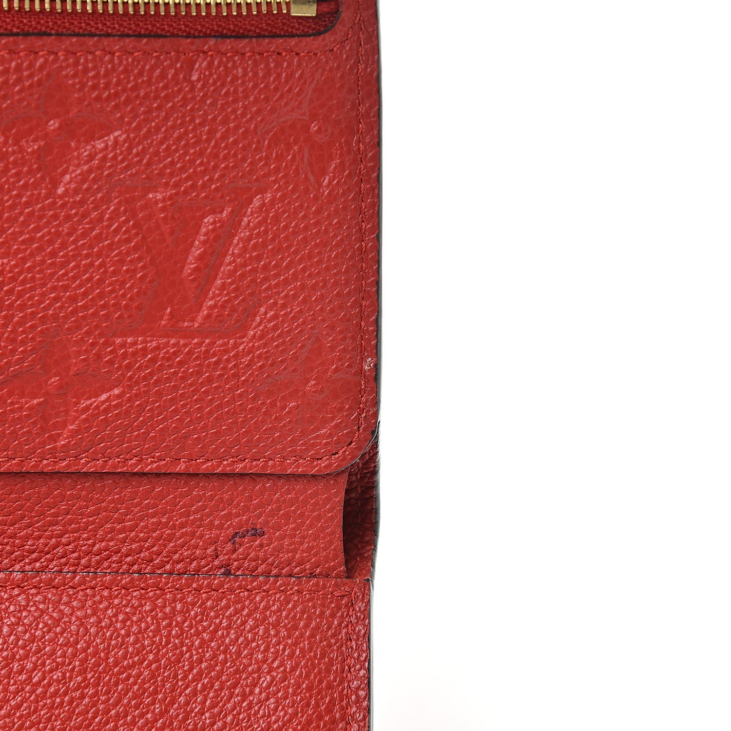 Louis Vuitton Empreinte Compact Curieuse Wallet Cherry 9 of 11
