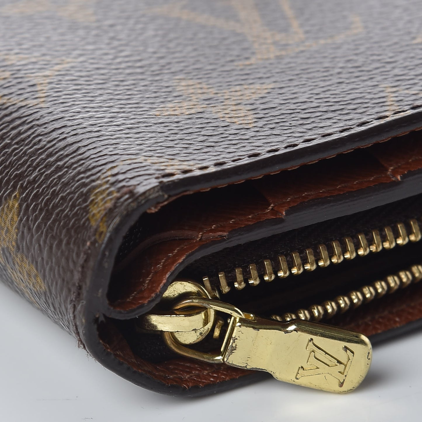 Monogram Zipped Papers Wallet