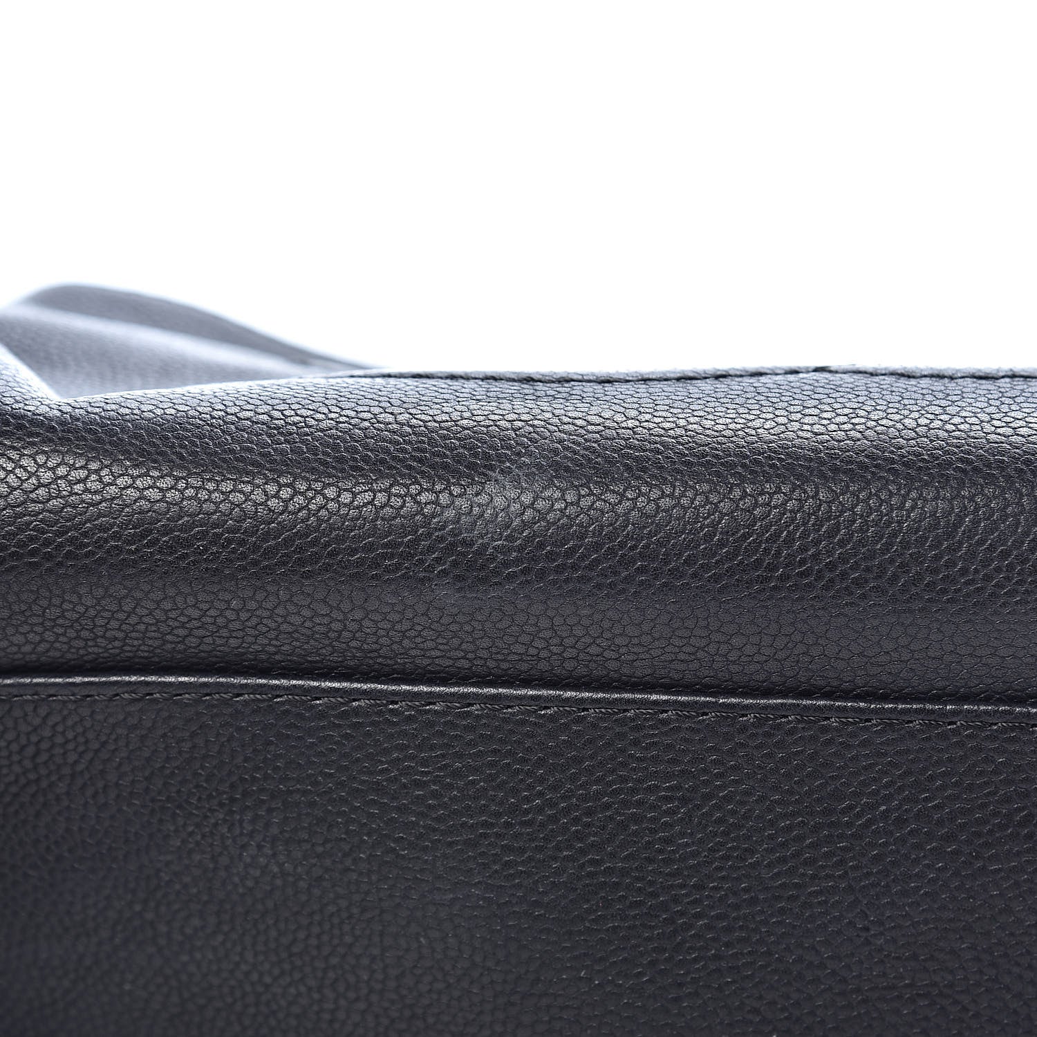 Chanel Caviar CC Tuck Medium Tote Black 10 of 15