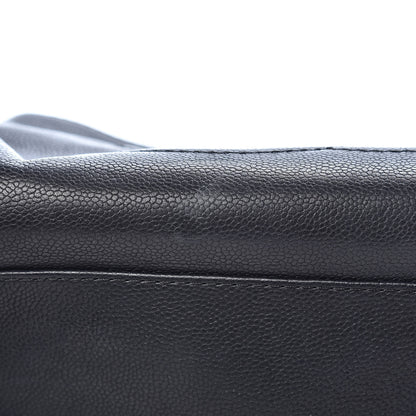 Chanel Caviar CC Tuck Medium Tote Black 10 of 15