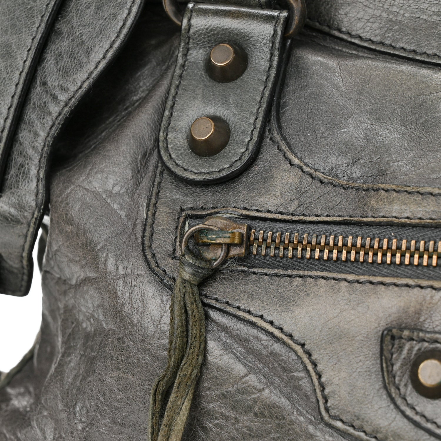 Balenciaga Chevre Classic Hardware City Plomb 13 of 16