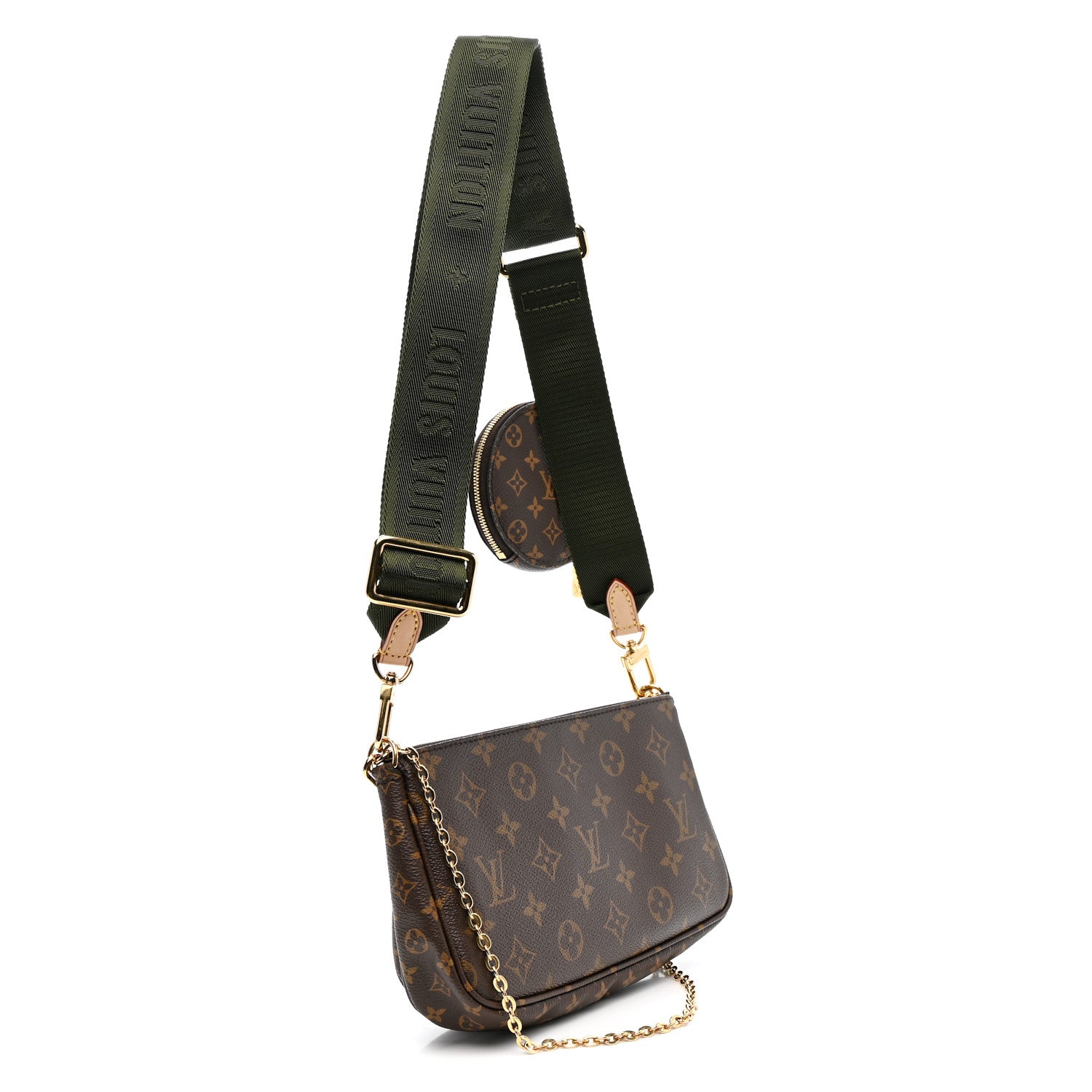 Louis Vuitton Monogram Multi Pochette Accessories Kaki 3 of 14