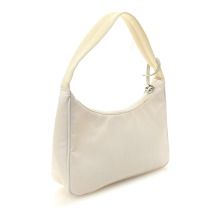 Prada Tessuto Nylon Mini Re-Edition 2000 Bag White 4 of 11