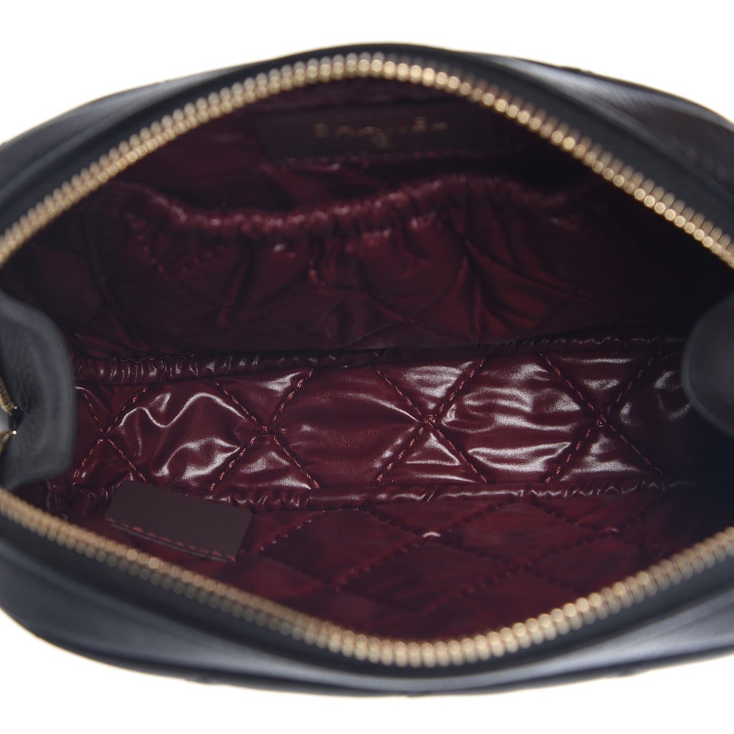 Chanel Caviar Quilted Small Curvy Pouch Cosmetic Case Black 5 of 8