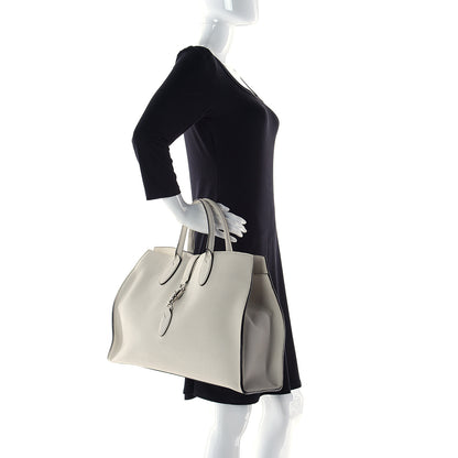 Gucci Soft Calfskin Medium Jackie Top Handle Bag Mystic White 4 of 22