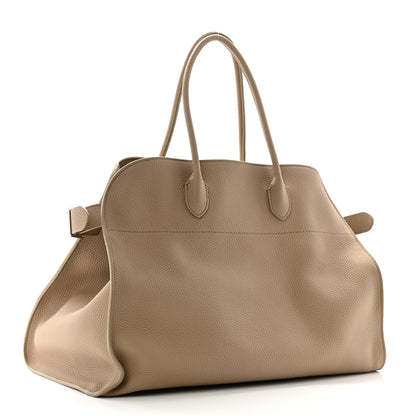 The Row Matte Grained Calfskin Soft Margaux 17 Dark Taupe 3 of 9