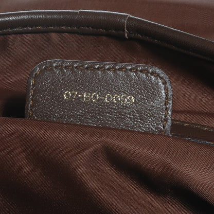 Christian Dior Nylon Cannage Medium Charming Lock Tote Chocolate 7 of 7