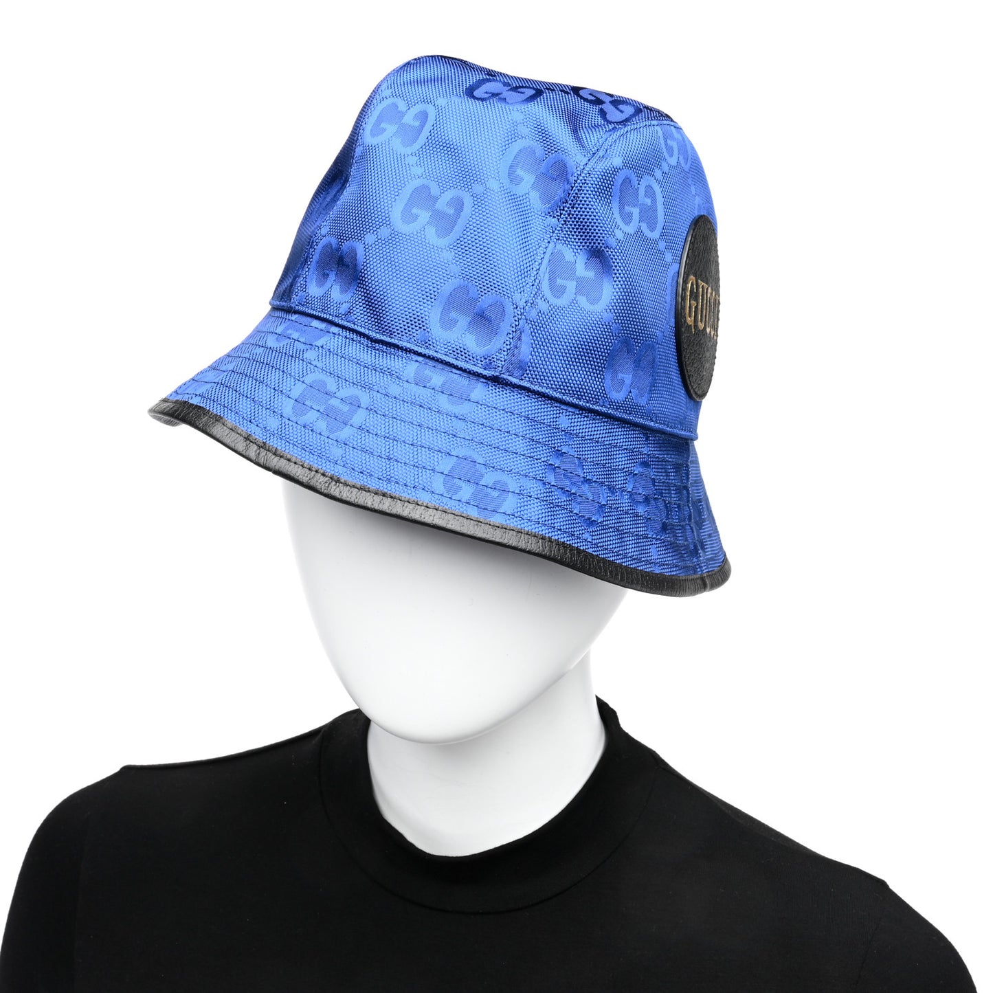 Econyl Nylon Monogram Off The Grid Will Bucket Hat Orient Blue Black