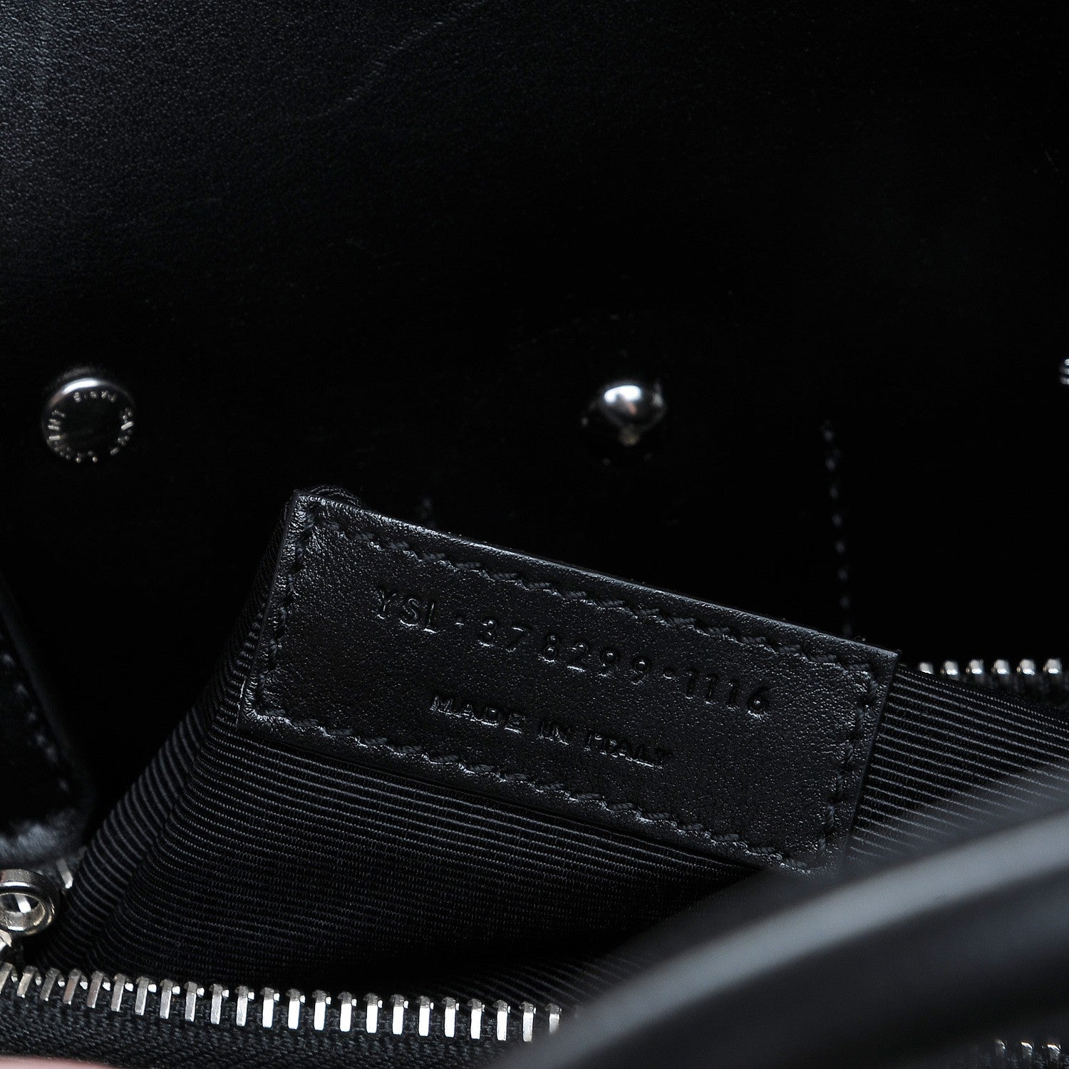 Saint Laurent Grained Calfskin Small Sac De Jour Black 7 of 14