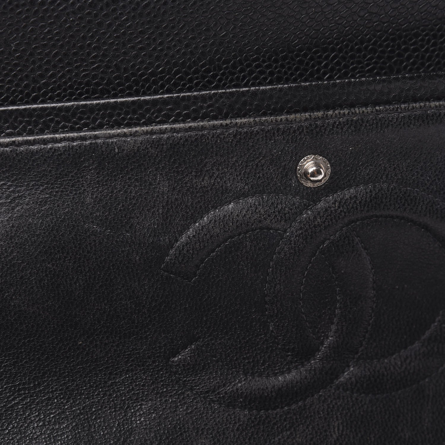 Chanel Caviar Quilted Medium Double Flap Black 8 of 11