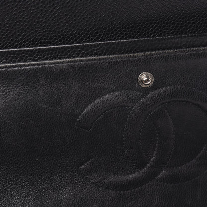 Chanel Caviar Quilted Medium Double Flap Black 8 of 11
