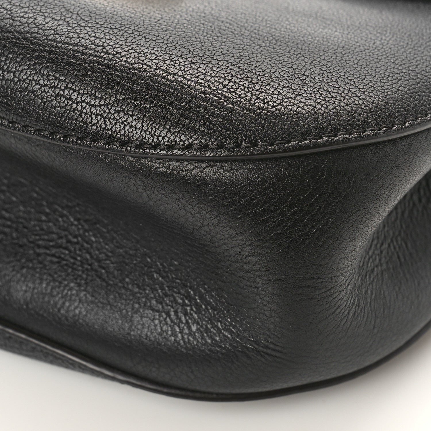 Chloe Grained Lambskin Drew Shoulder Bag Black 7 of 7