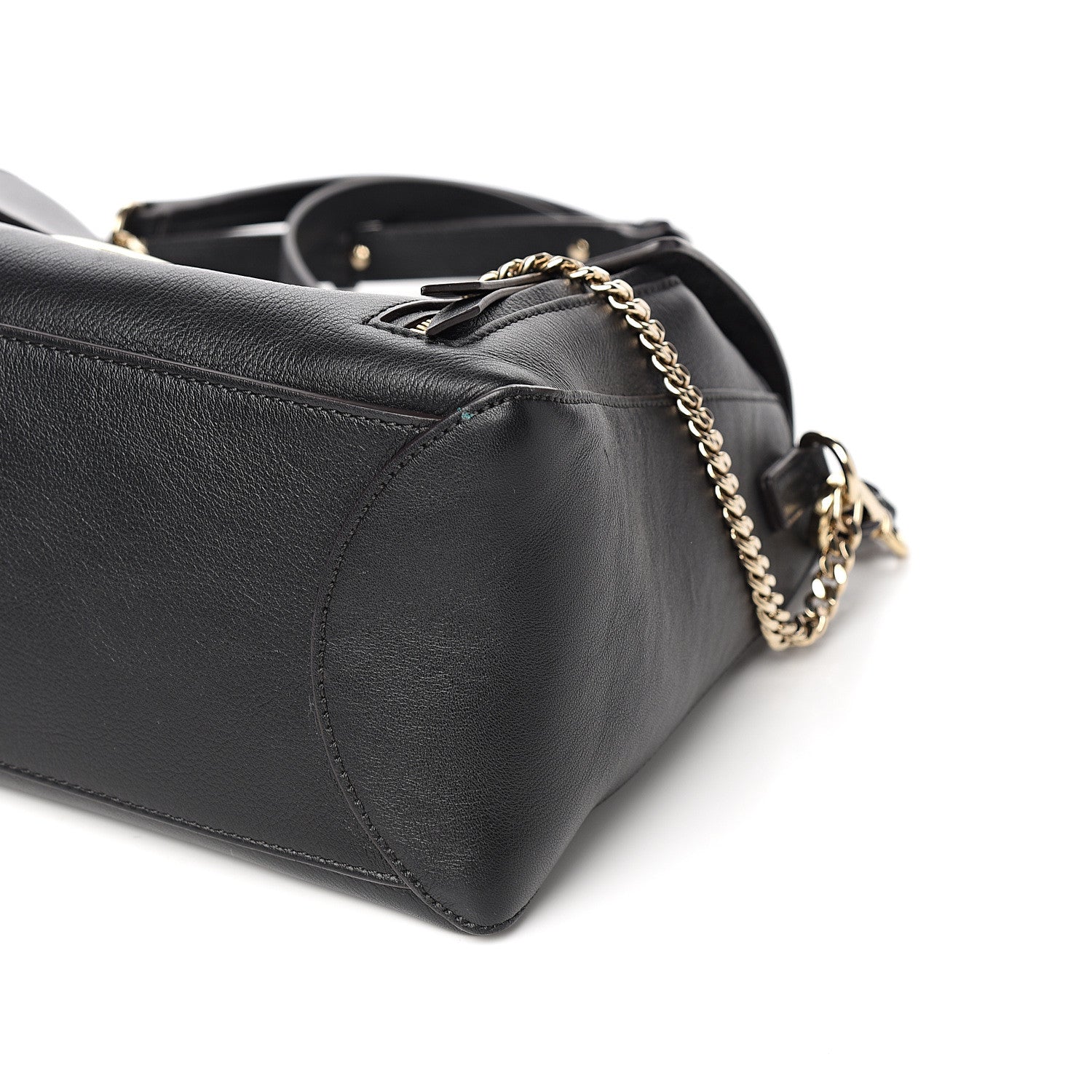 Chloe Calfskin Medium Faye Day Shoulder Bag Black 8 of 10