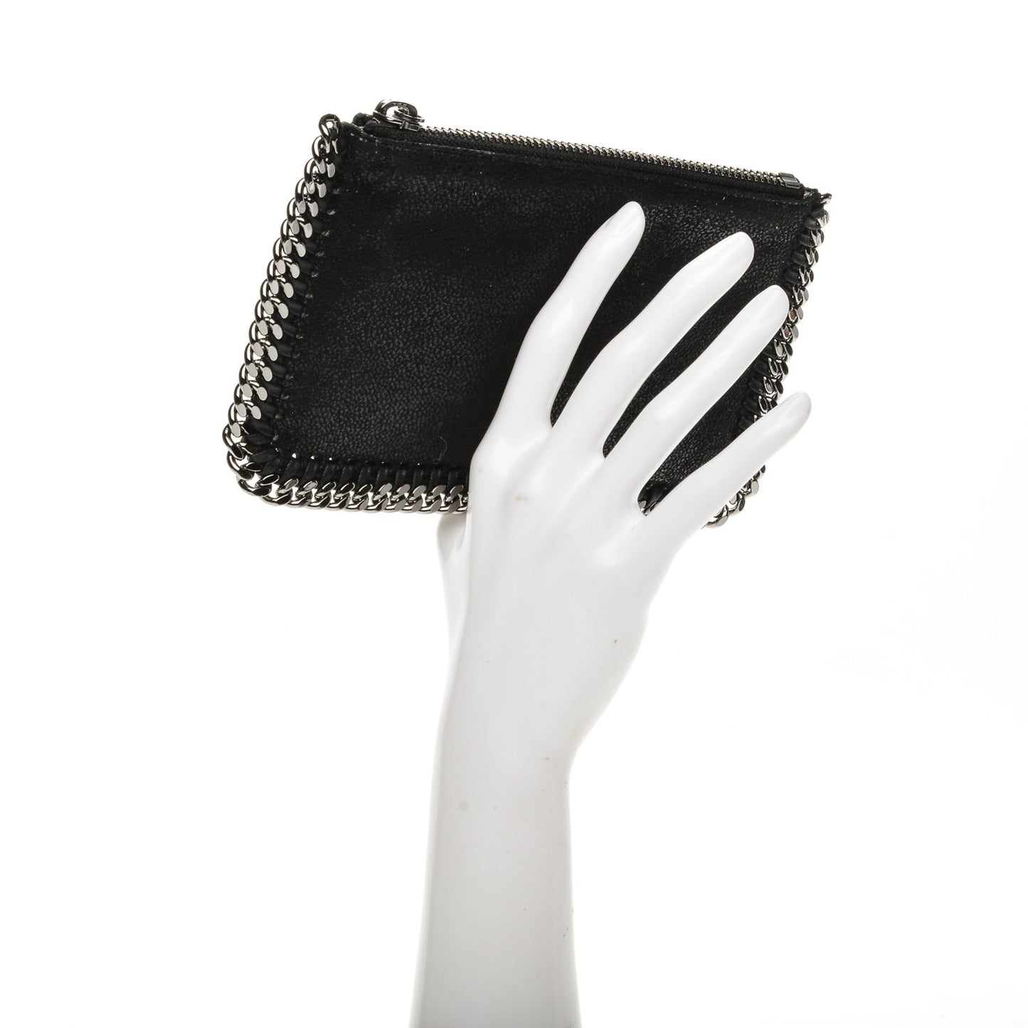 Shaggy Deer Falabella Coin Purse Black