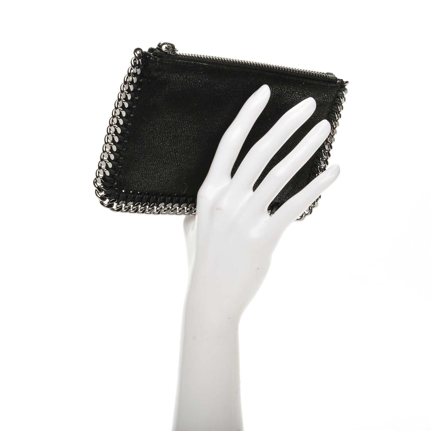 Stella McCartney Shaggy Deer Falabella Coin Purse Black 2 of 10