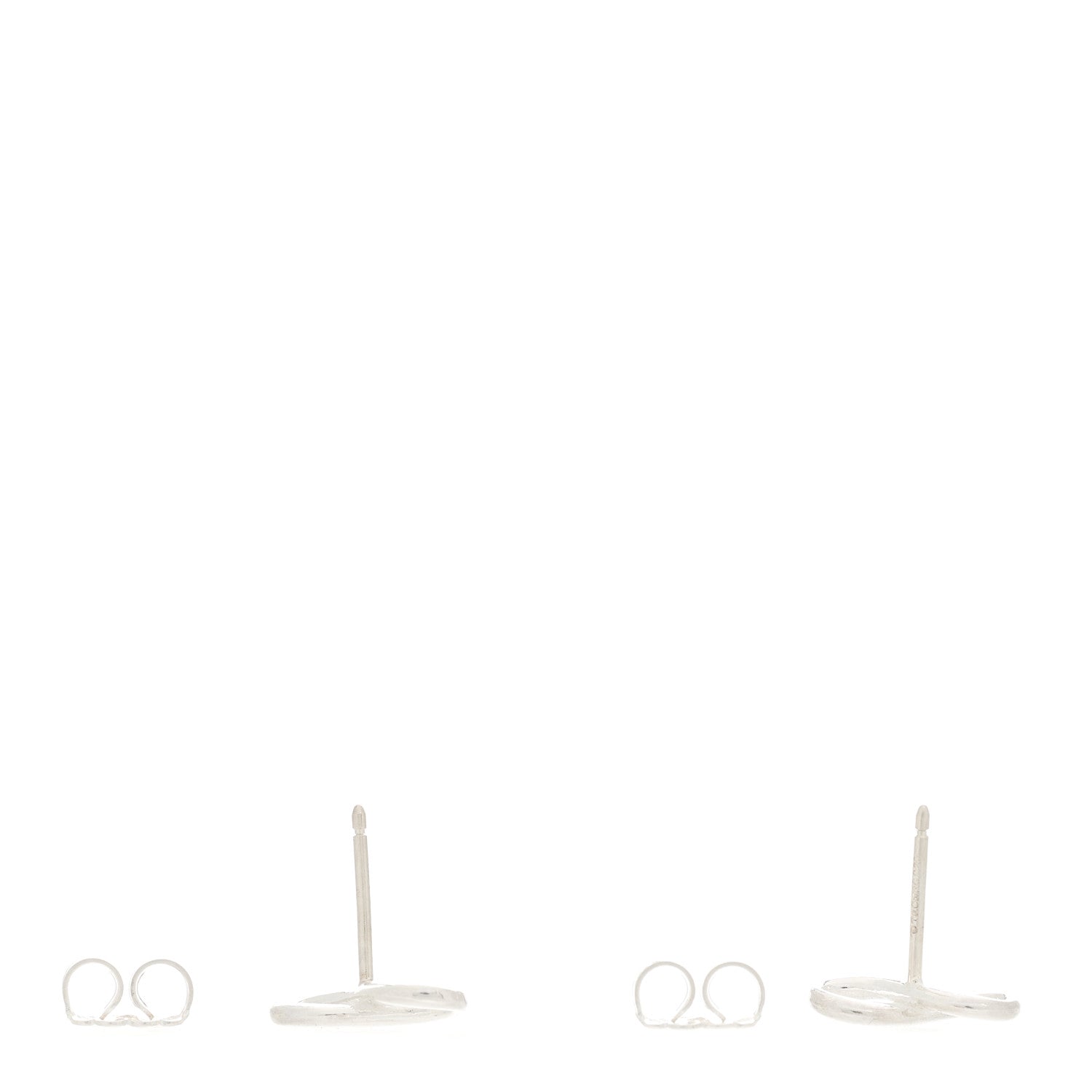 Tiffany Sterling Silver Infinity Earrings 4 of 4