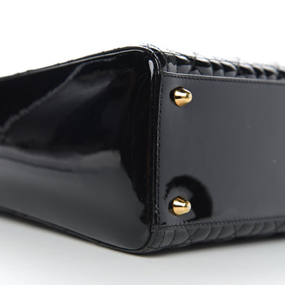 Christian Dior Patent Cannage Large Lady Dior Black 8 of 9