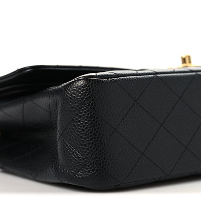 Chanel Caviar Quilted Medium Double Flap Black 9 of 10