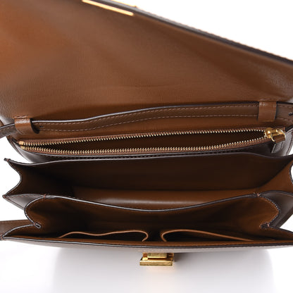 Celine Box Calfskin Medium Classic Box Flap Bag Camel 5 of 10