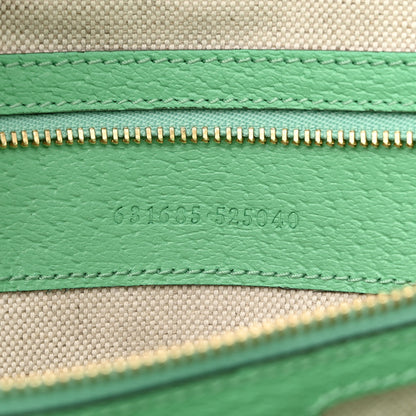 Gucci Straw Textured Dollar Calfskin Miami Medium Ophidia Shopping Tote Deep Orange New Shamarock Off White Peanut Brown 7 of 10
