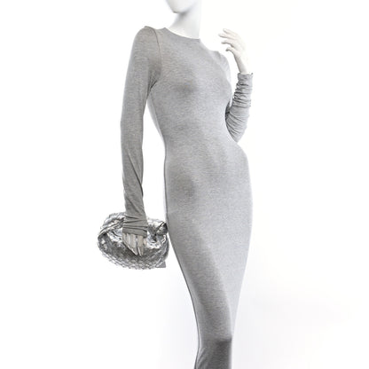 Bottega Veneta Metallic Nappa Intrecciato Mini Jodie Silver 2 of 9