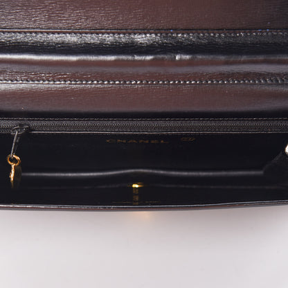 Chanel Patent Small Single Flap Bag Black 7 of 22