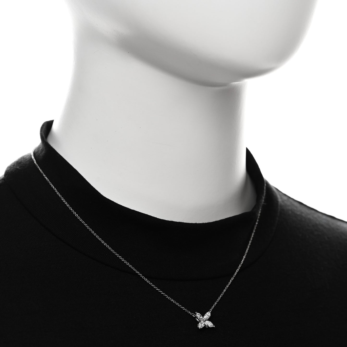 Platinum Diamond Medium Victoria Necklace